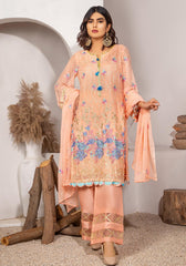 Yasmeen Arif by Al Dawood Textiles Pure Chiffon Suits Unstitched 3 Piece YAF MARGAJ AD-03 (Pure Chiffon)- Formal Collection