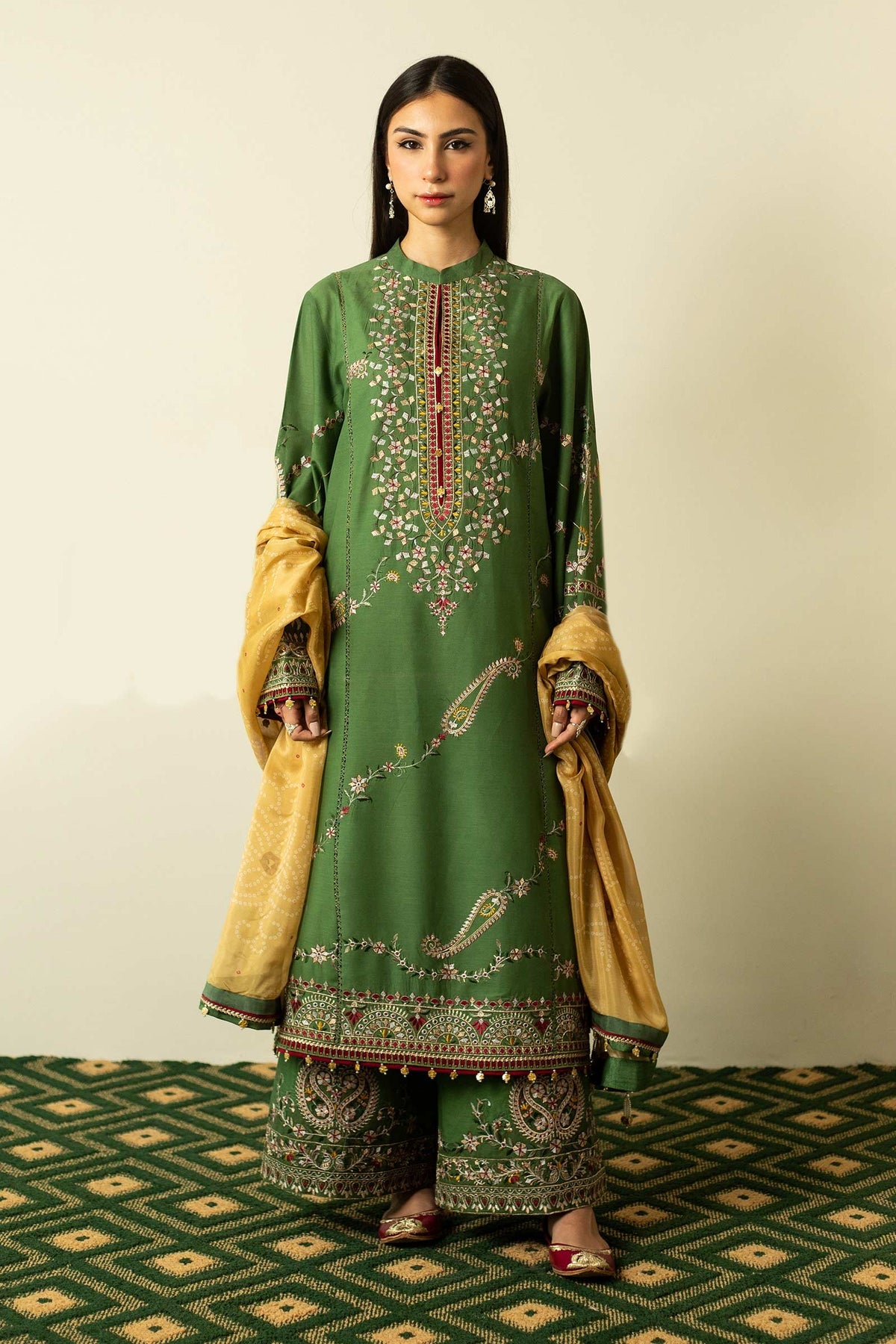 Zara Shahjahan Luxury Lawn Eid - ZEL23-D9
