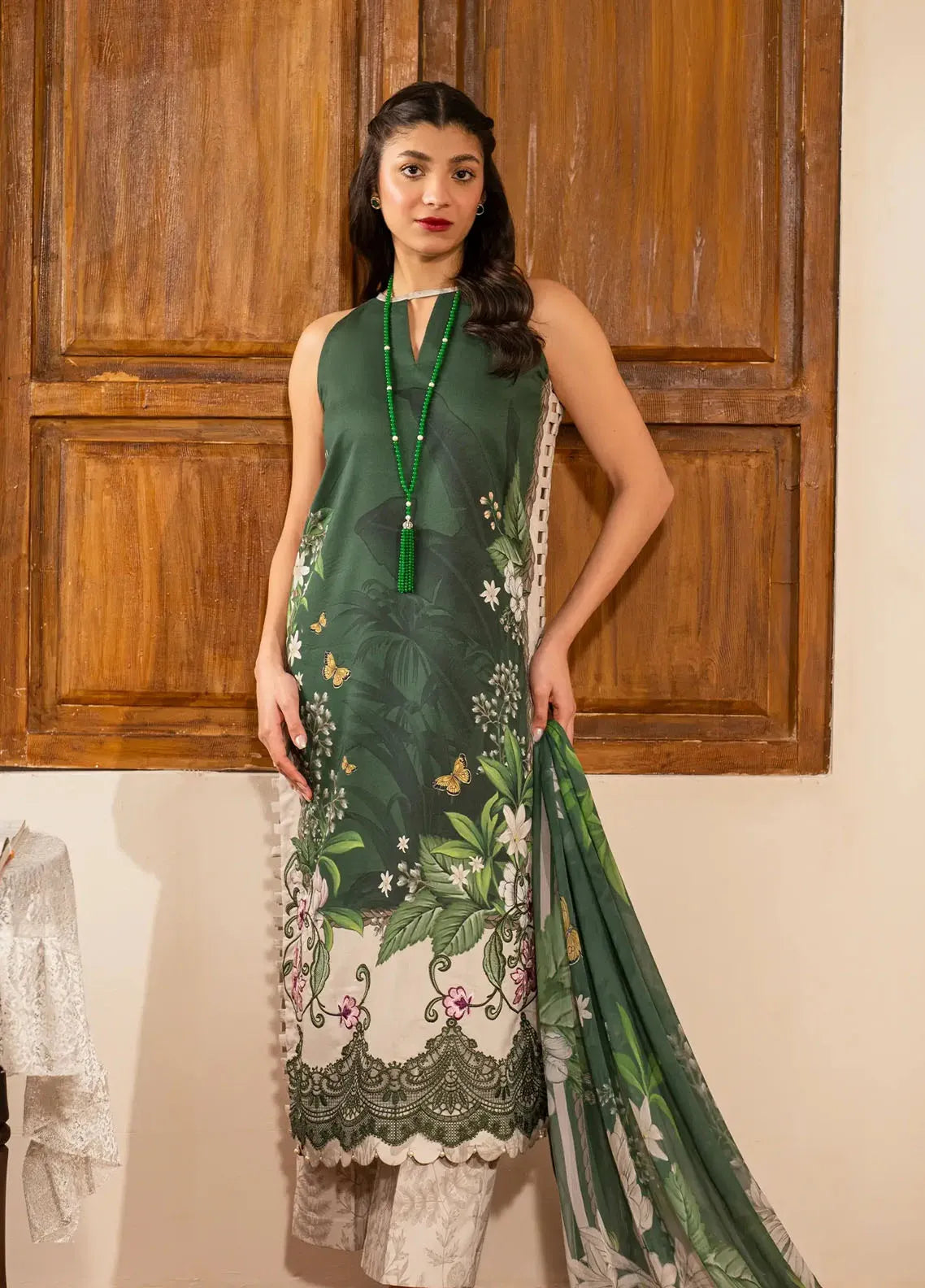 Asifa and Nabeel Embroidered Lawn Suits Unstitched 3 Piece AN25MV MSLV25-05 Anngan - Summer Collection