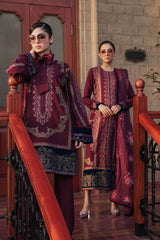 Saira Rizwan Embroidered Khaddar Suits Unstitched 3 Piece SR23WU SR-02 Zaynem