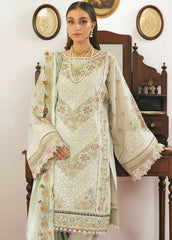 Baroque Embroidered Lawn Suits Unstitched 3 Piece BQ23ES BQU-SL11-D07 - Summer Collection