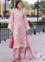Broadway by Mahnur Embroidered Lawn Suits Unstitched 3 Piece MN25B D-01 Lotus - Summer Collection