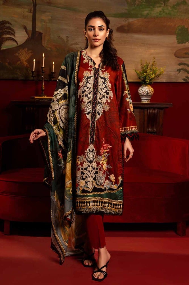 Gulahmed Luxury 3PC Printed Lawn Unstitched Suit CL-42176