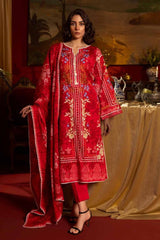 Gulahmed Luxury 3PC Printed Lawn Unstitched Suit CL-42198