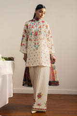 Coco by Zara Shahjahan Unstitched Printed Lawn 3 Piece Suit CZS26ULV AKI-6A – Summer Collection