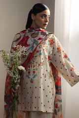 Coco by Zara Shahjahan Unstitched Printed Lawn 3 Piece Suit CZS26ULV AKI-6A – Summer Collection