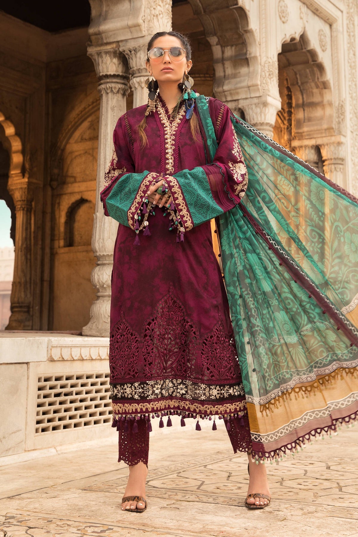 Maria.B (میں تیری آن) Unstitched Lawn D-14-B