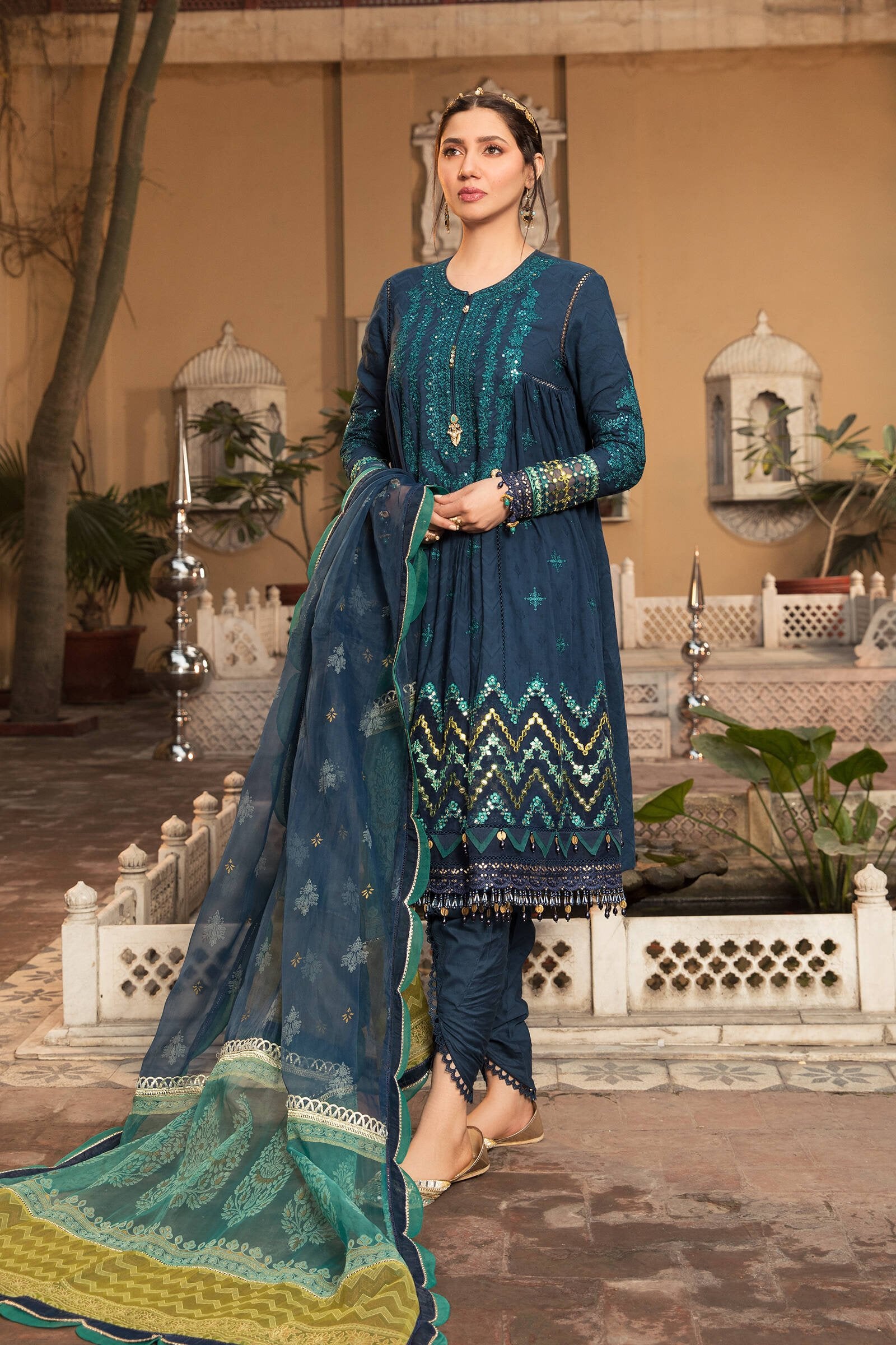Maria.B (میں تیری آن) Unstitched Lawn D-15-B