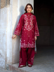 Deyar - Rumi Luxury Unstitched Embroidered Lawn 3 Piece Suit - Dilkaar – Summer Collection