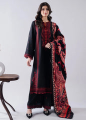 Faiza Faisal Embroidered Khaddar Suit Unstitched 3 Piece FFX24EW D-08 Zareen - Winter Collection