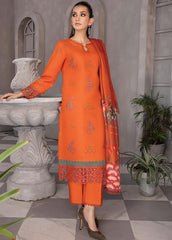 Florence By Rang Rasiya Embroidered Linen Suits Unstitched 3 Piece RR23FLL D-10 Adan - Winter Collection