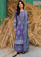 Nureh Embroidered Slub Suit Unstitched 3 Piece NU24GW NSG-162 - Winter Collection