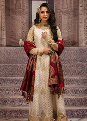 Zardaan - Guzillek Embroidered Jacquard Unstitched 3 Piece Suit GZK19ZD 01 Dynasty - Luxury Collection