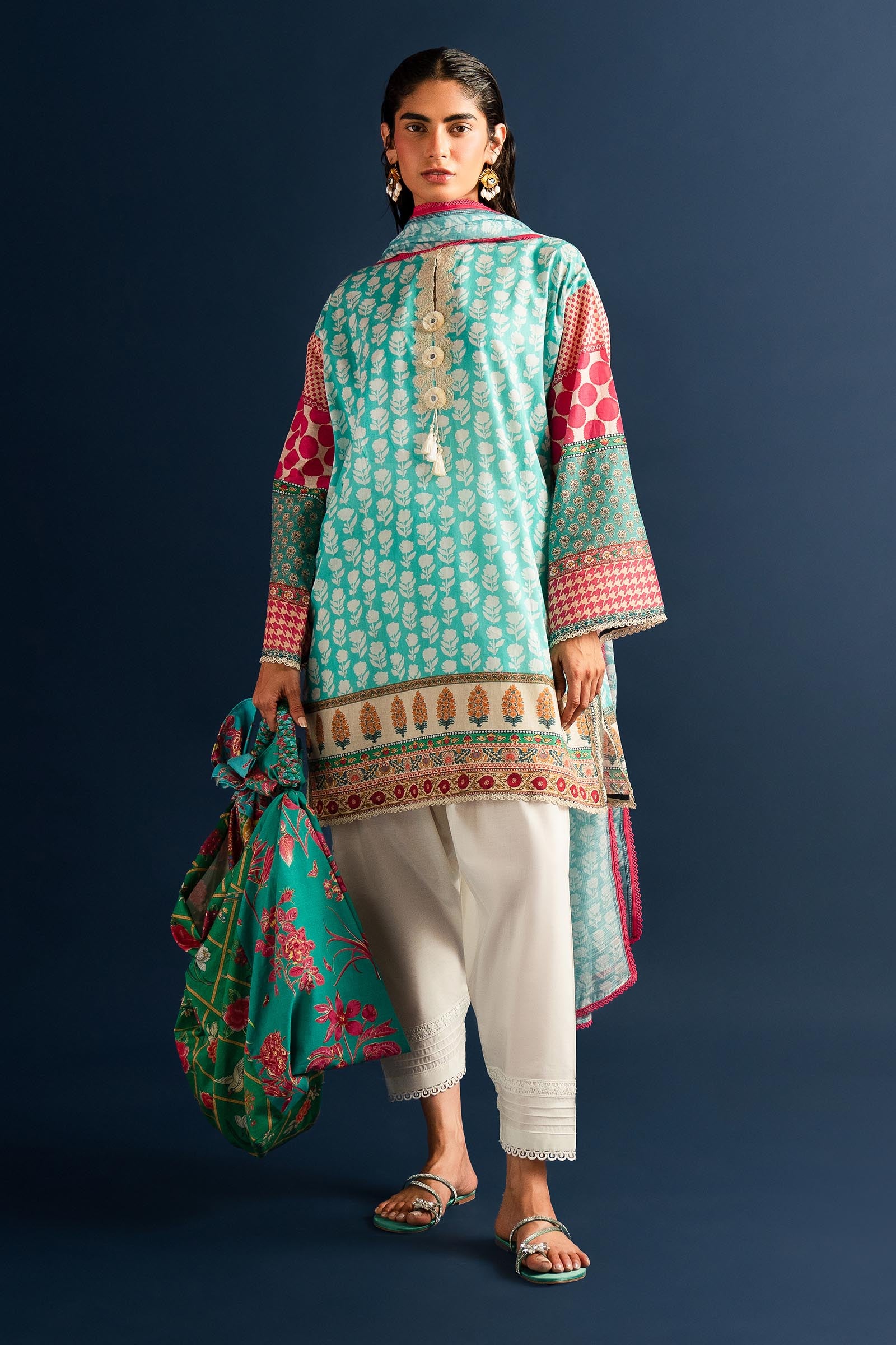 Sana Safinaz Luxury Mahay Collection - H242-019B-2DD