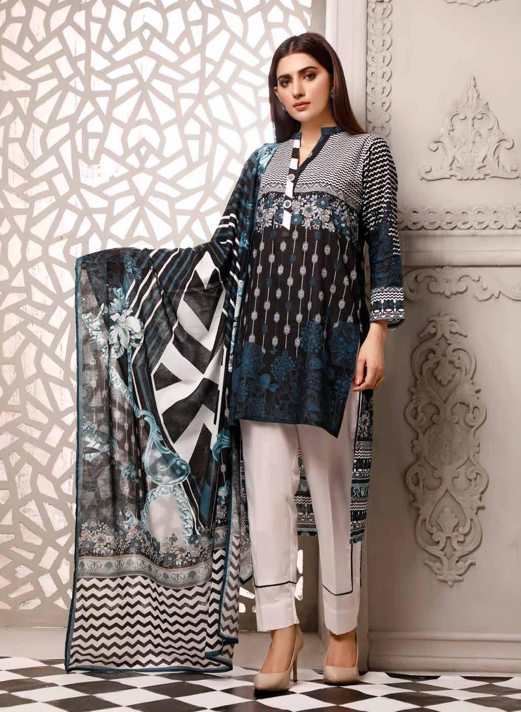 ZAVIYA BLACK &amp; WHITE PRINTS - 10