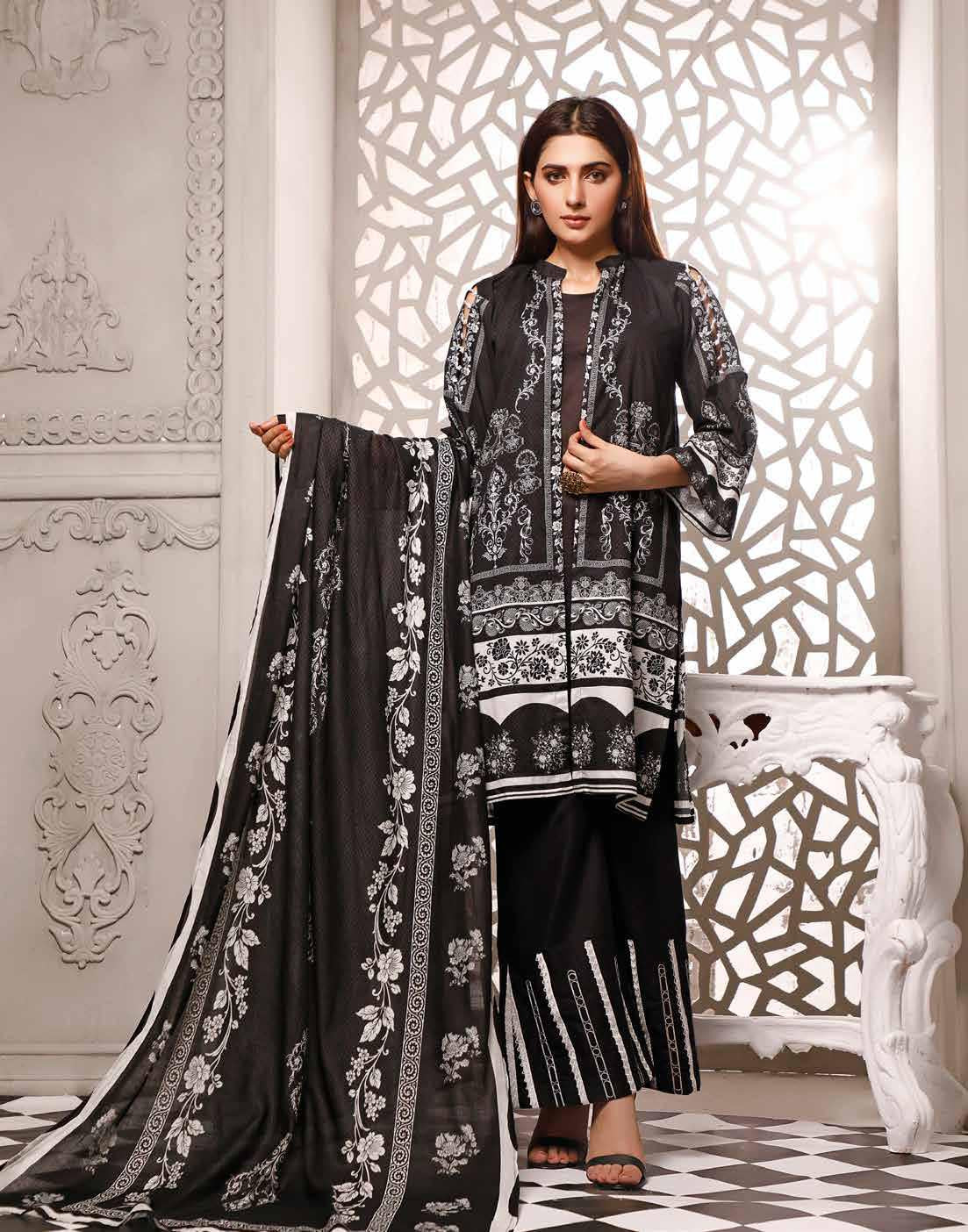 ZAVIYA BLACK & WHITE PRINTS - 12