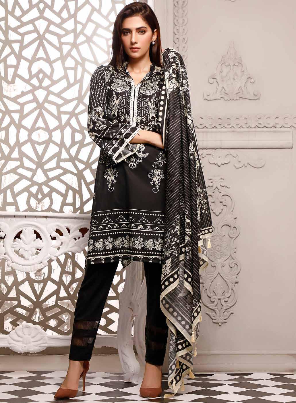 ZAVIYA BLACK &amp; WHITE PRINTS - 13