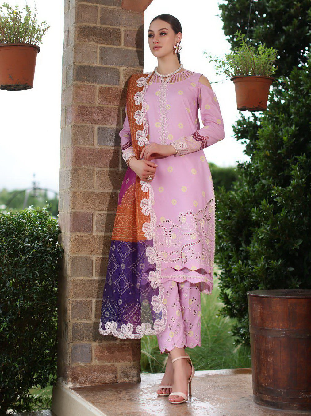 Sheen by Charizma Embroidered Lawn Suits Unstitched 3 Piece CRZ25SN SH5-05 - Summer Collection