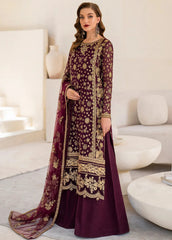 Iznik Embroidered Chiffon Suits Unstitched 3 Piece IZ24CC CC-42 - Luxury Collection 576197