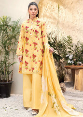 M basic Elaheh by Maria B Printed Lawn Suit Unstitched 3 Piece MB25EM D-06 - Summer Collection