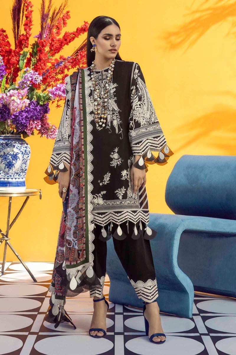 Sana Safinaz Luxury Muzlin Lawn Embroidered - 15A