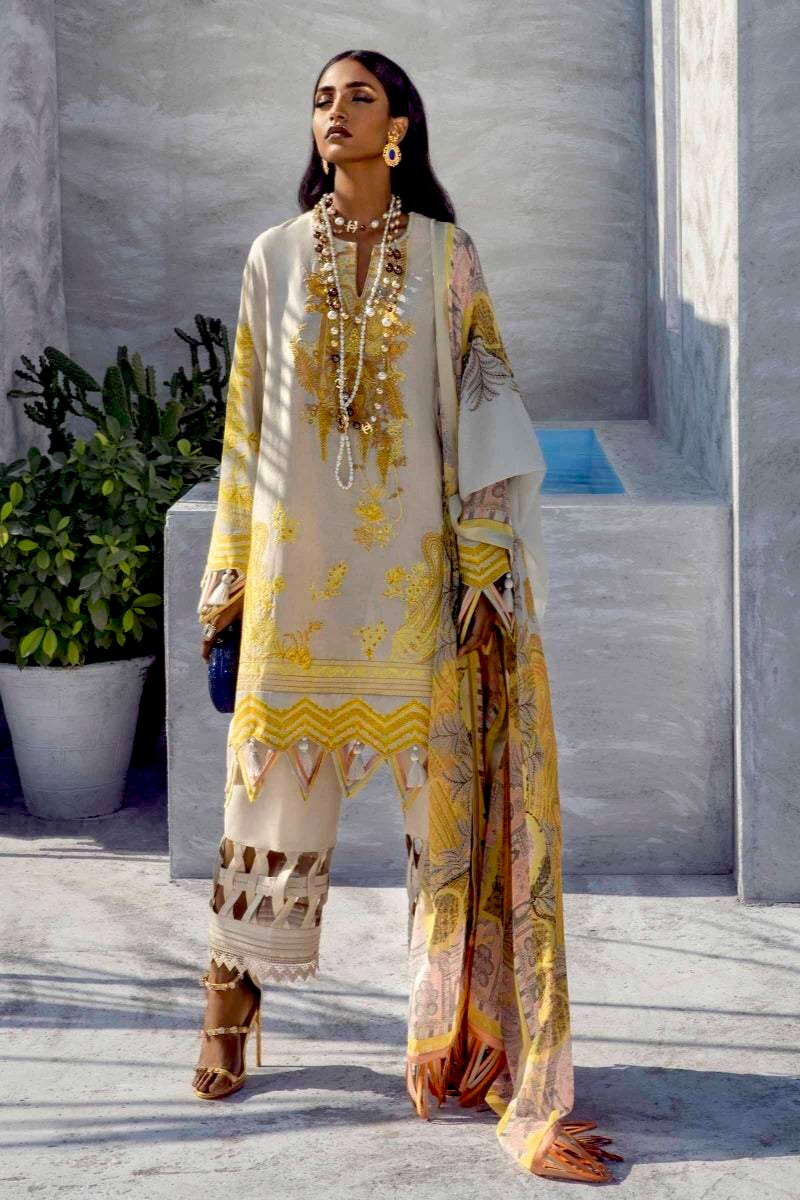 Sana Safinaz Luxury Muzlin Lawn Embroidered - 15B