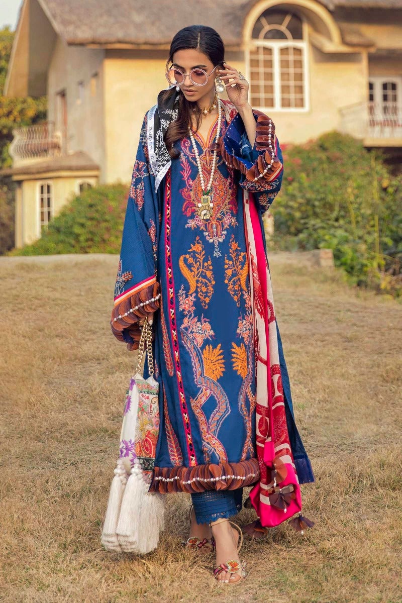 Sana Safinaz Luxury Muzlin Lawn Embroidered - 19A