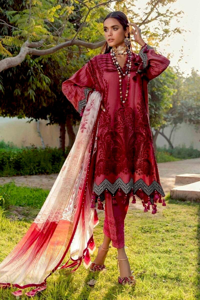 Sana Safinaz Luxury Muzlin Lawn Embroidered - M211-008A-AJ
