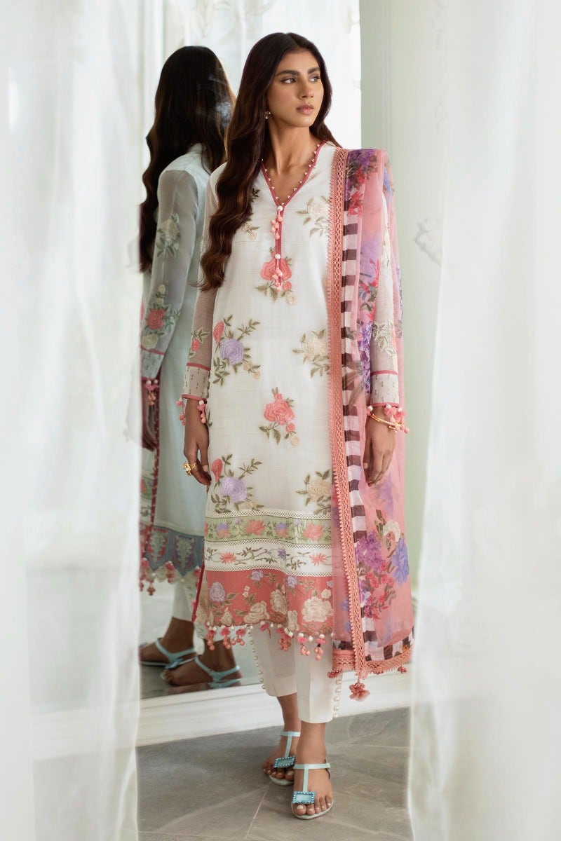 Sana Safinaz Luxury Muzlin Lawn Embroidered - 10B