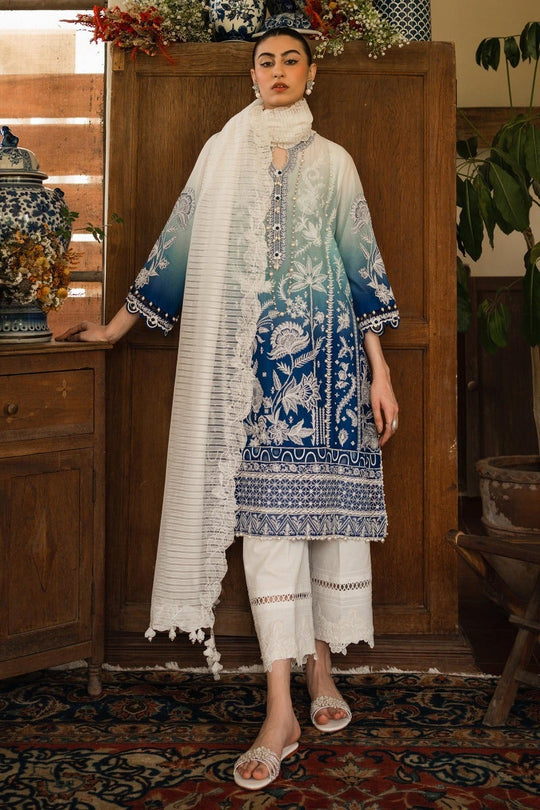 Sana Safinaz Luxury Muzlin Lawn Embroidered - 8A