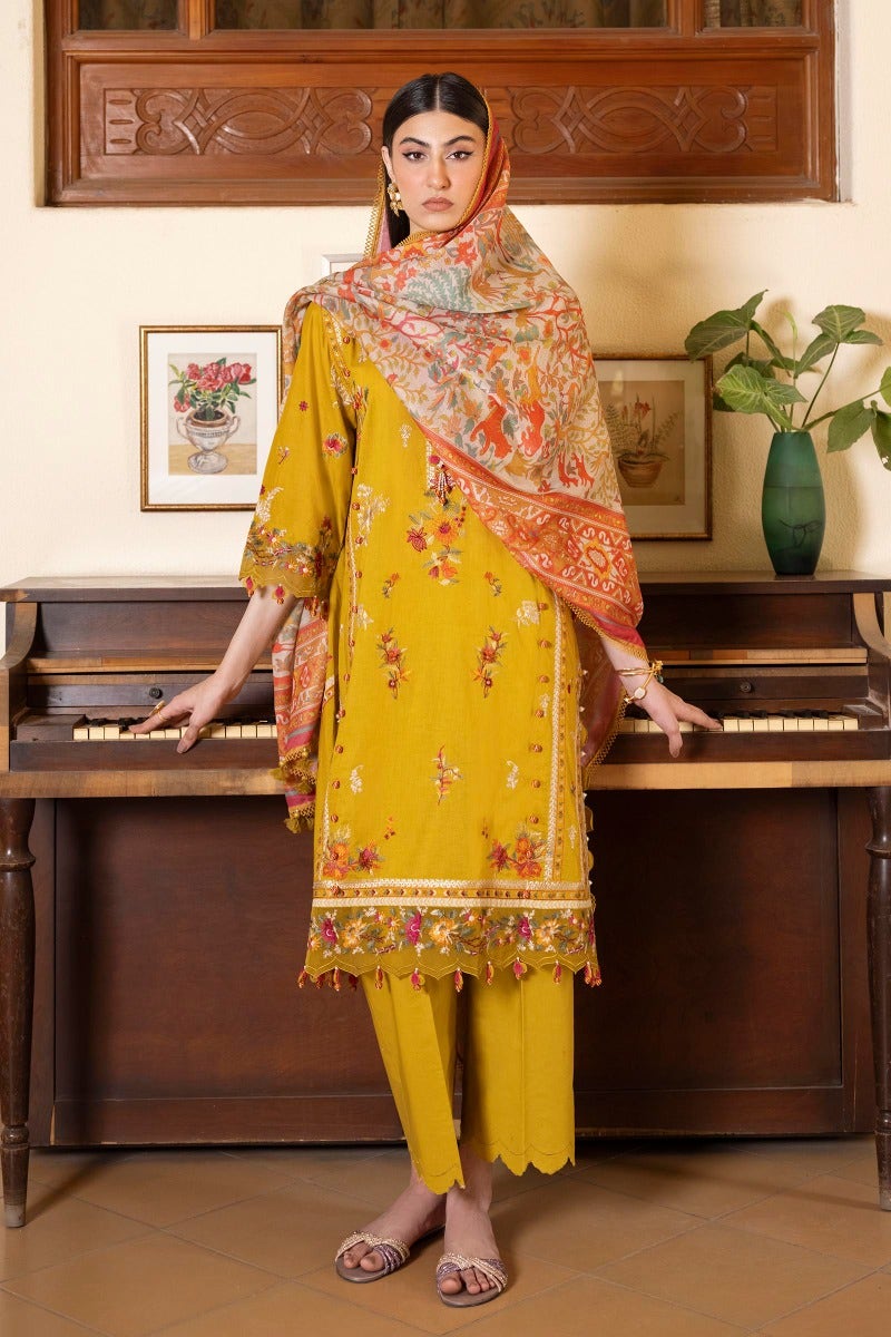 Sana Safinaz Luxury Muzlin Lawn Embroidered - 15B