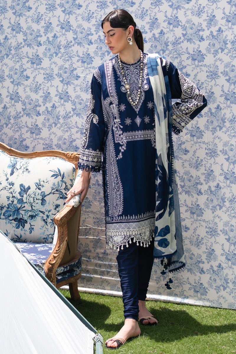 Sana Safinaz Luxury Muzlin Lawn Embroidered - 19-B