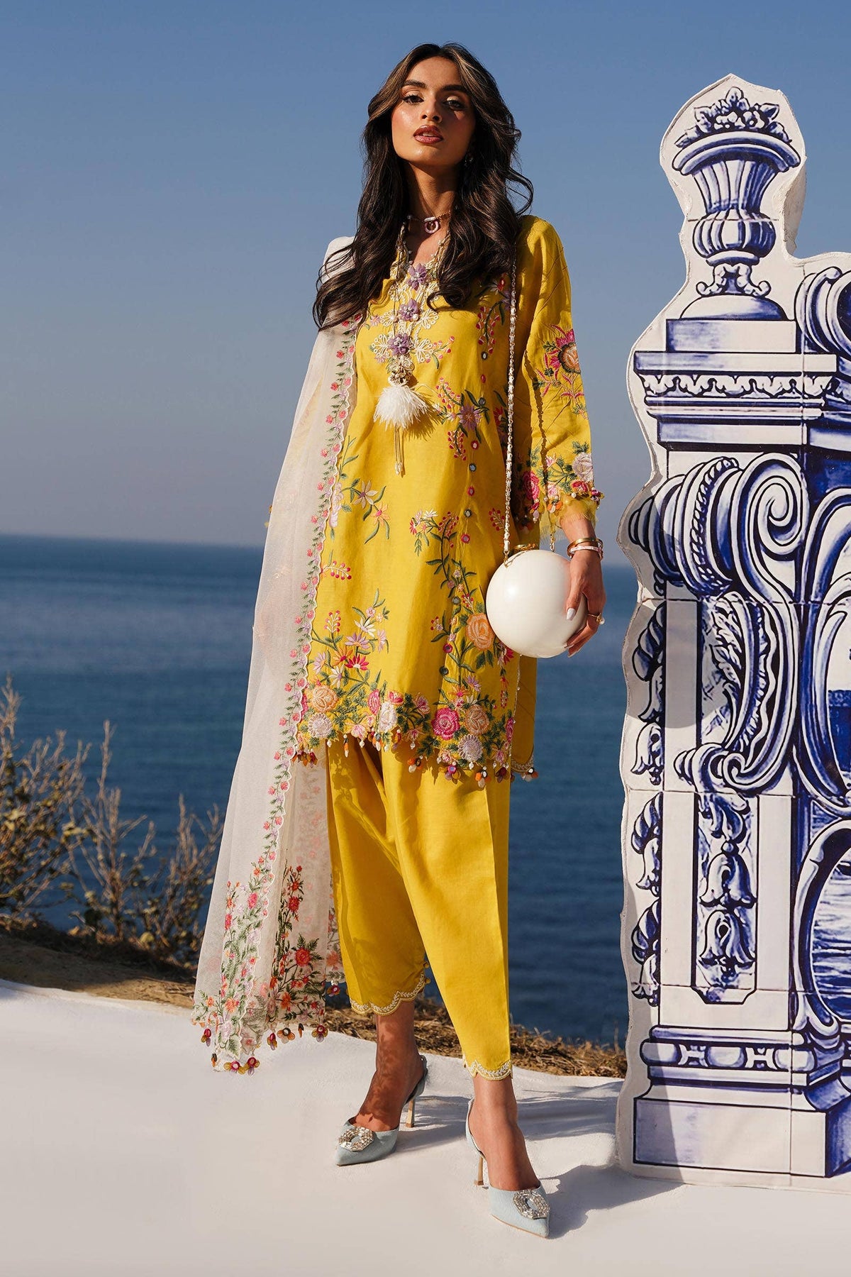 Sana Safinaz Luxury Muzlin Lawn Embroidered - 2A