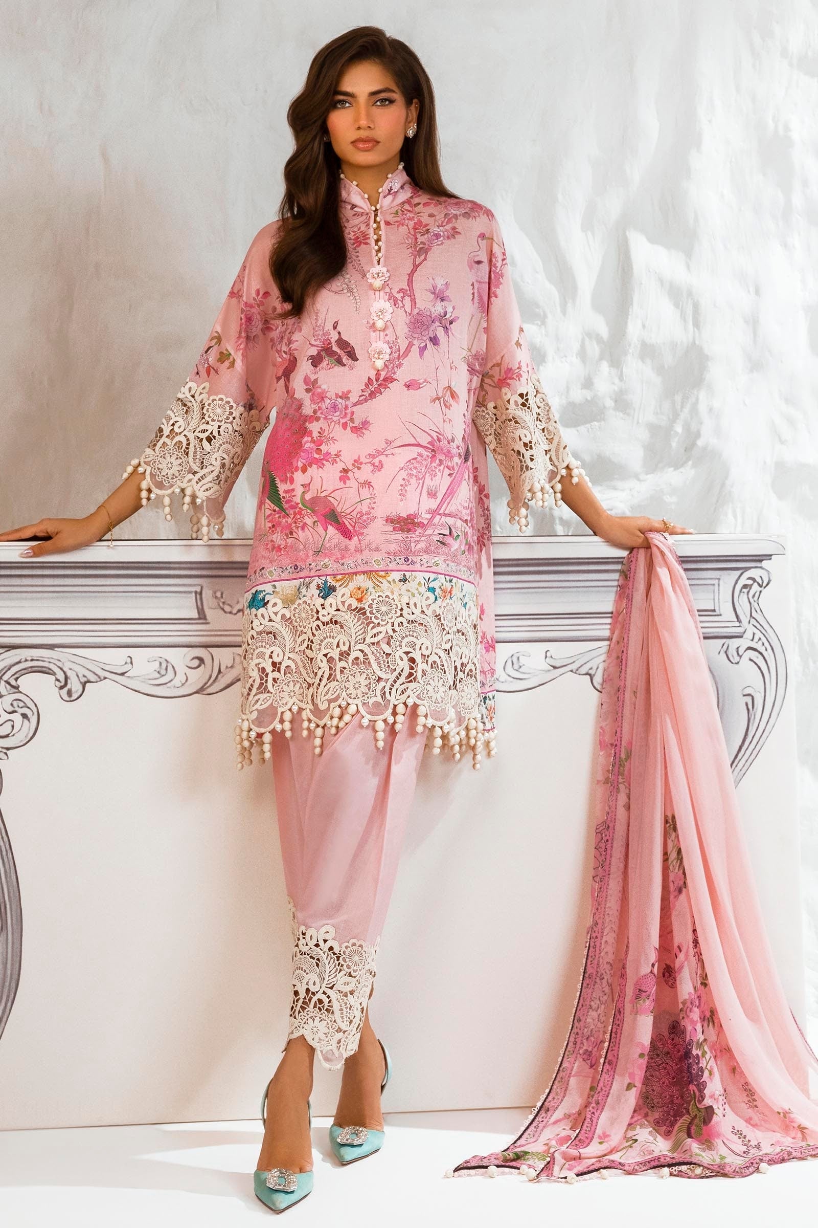 Sana Safinaz Luxury Muzlin Lawn Embroidered - M242-004A-CI