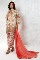 Sana Safinaz Luxury Muzlin Lawn Embroidered - M242-005A-CI