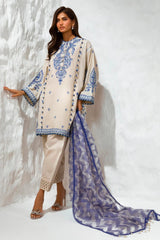 Sana Safinaz Luxury Muzlin Lawn Embroidered - M242-009A-CT-
