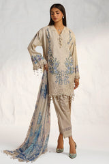 Sana Safinaz Luxury Muzlin Lawn Embroidered - M242-012B-CJ