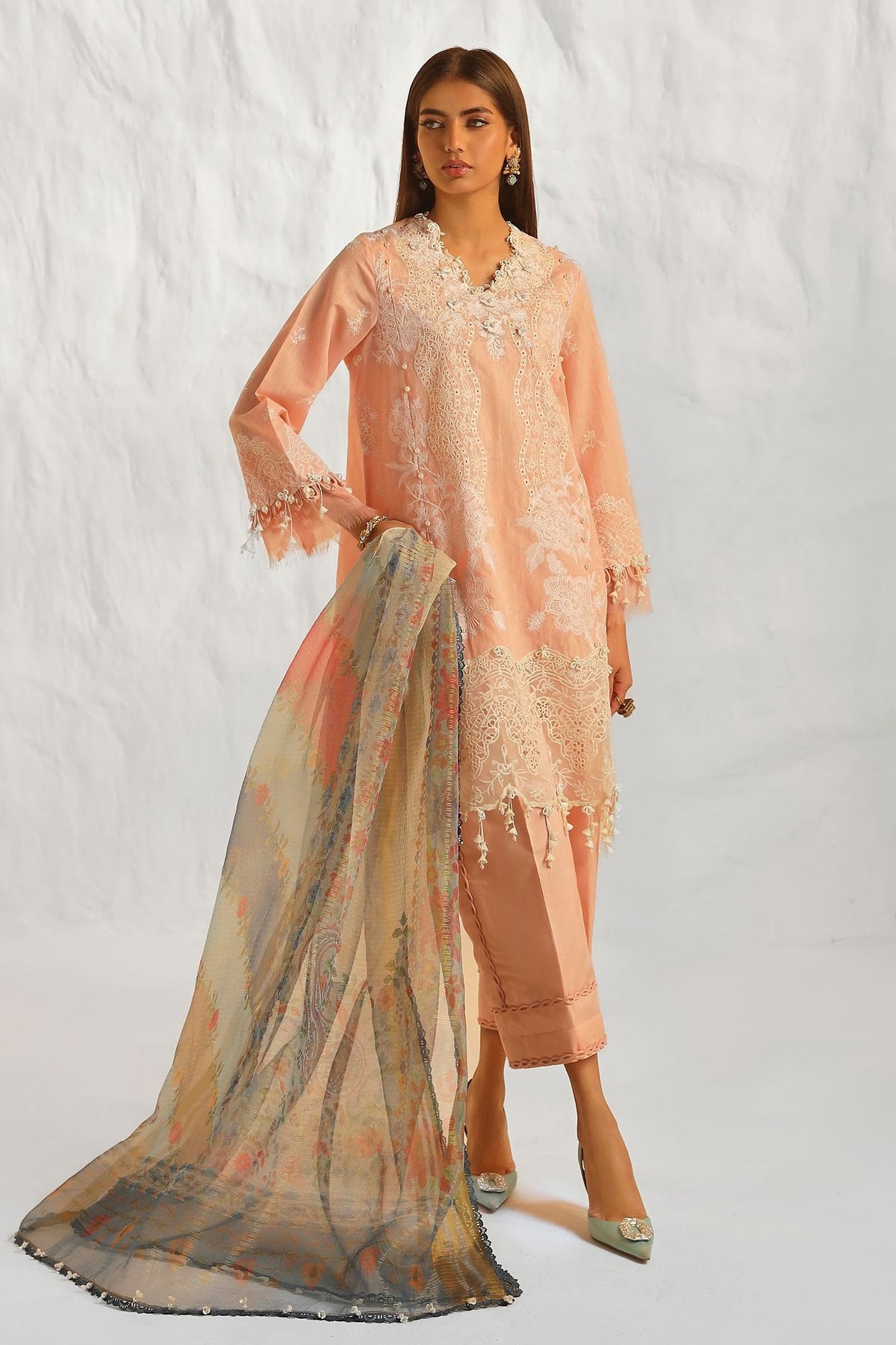 Sana Safinaz Luxury Muzlin Lawn Embroidered - 13-A