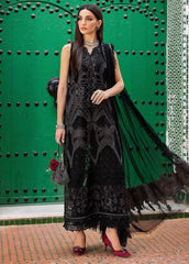 Maria B Embroidered Suits Unstitched 3 Piece MB25VL D-12A - Luxury Collection