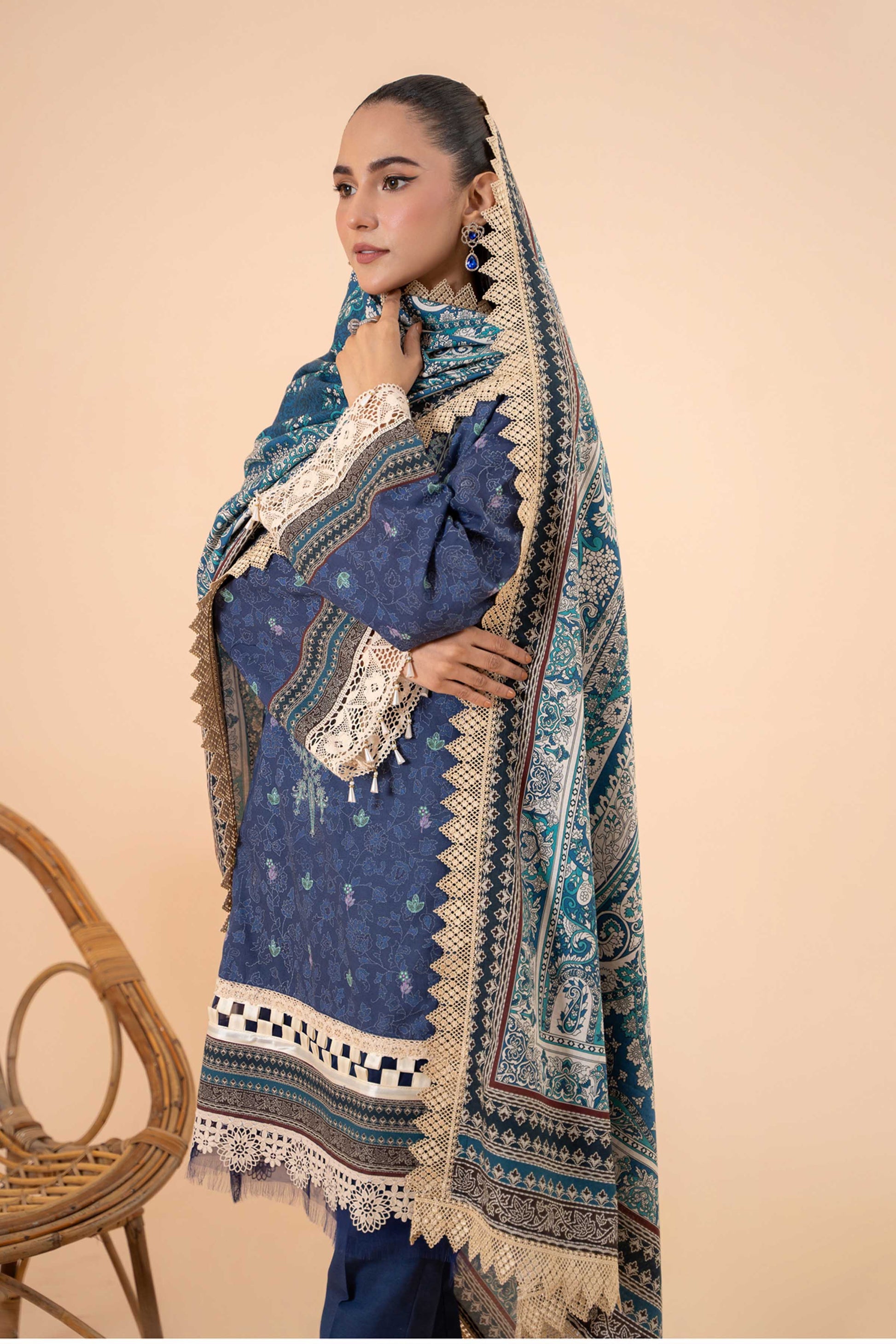 Mausummery Luxury Prints Winter Collection - Iris