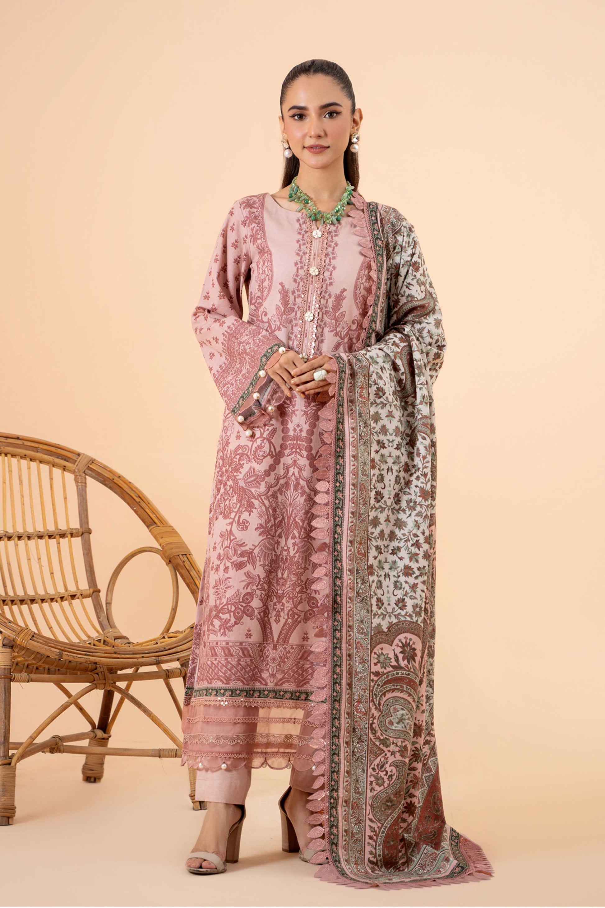 Mausummery Luxury Prints Winter Collection - Camellia