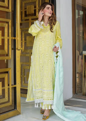 Maya By Faixa Faixal Embroidered Schiffli Suit Unstitched 3 Piece FFX24M Derya - Summer Collection