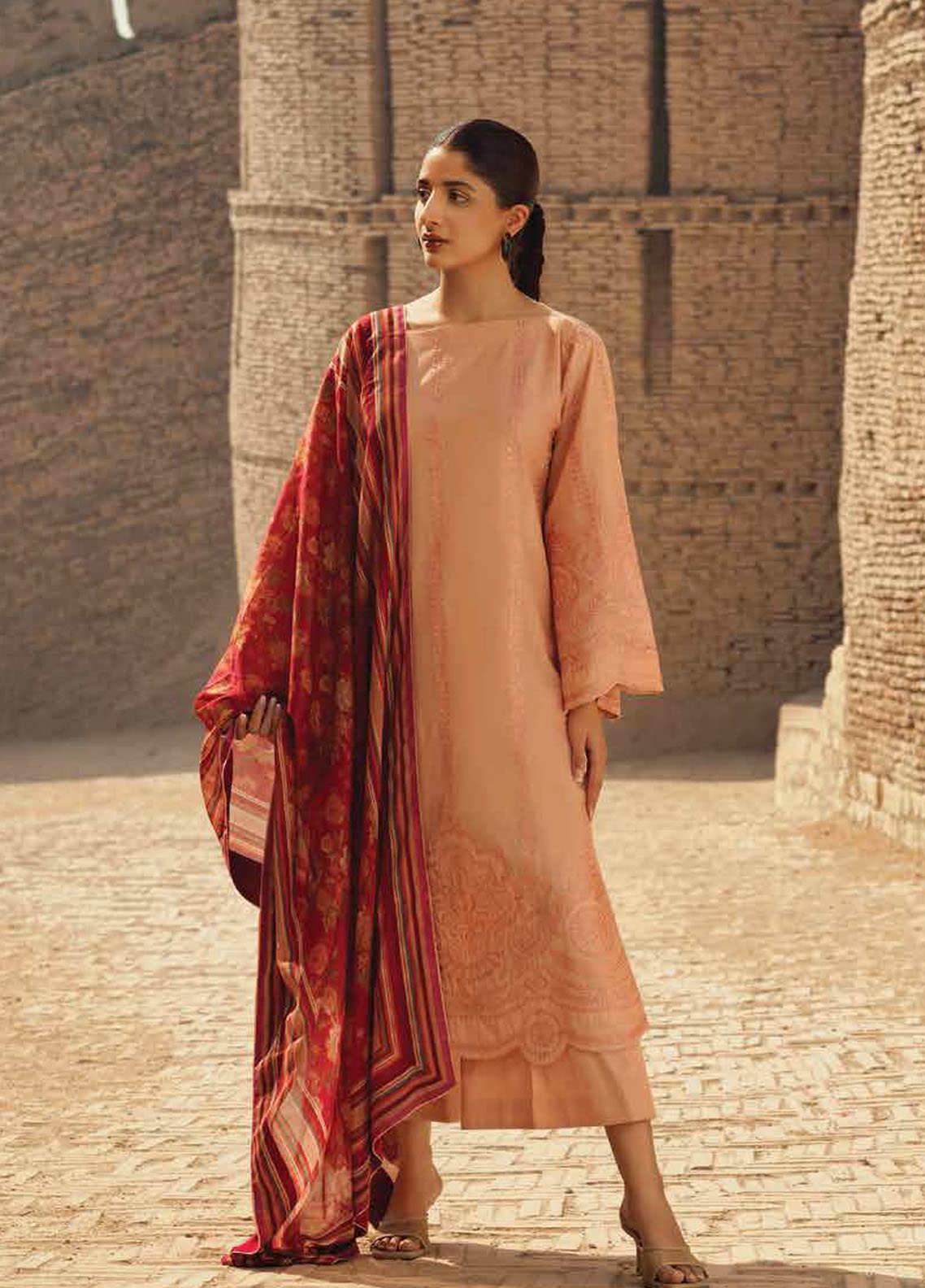 Mizaj By Tena Durrani Embroidered Lawn Suits Unstitched 3 Piece TD21M-2 19 Rapture