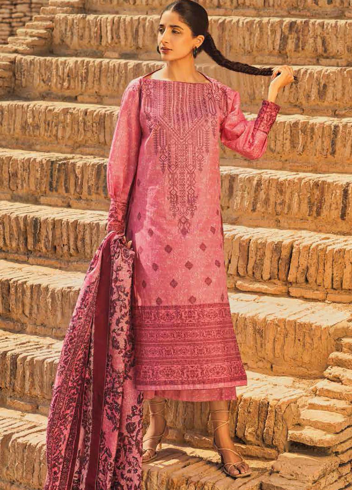 Mizaj By Tena Durrani Embroidered Jacquard Suits Unstitched 3 Piece TD21M 07 Arabesque