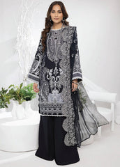 Monochrome By Humdum Embroidered Lawn Suits Unstitched 3 Piece HD23MC D-06 - Summer Collection