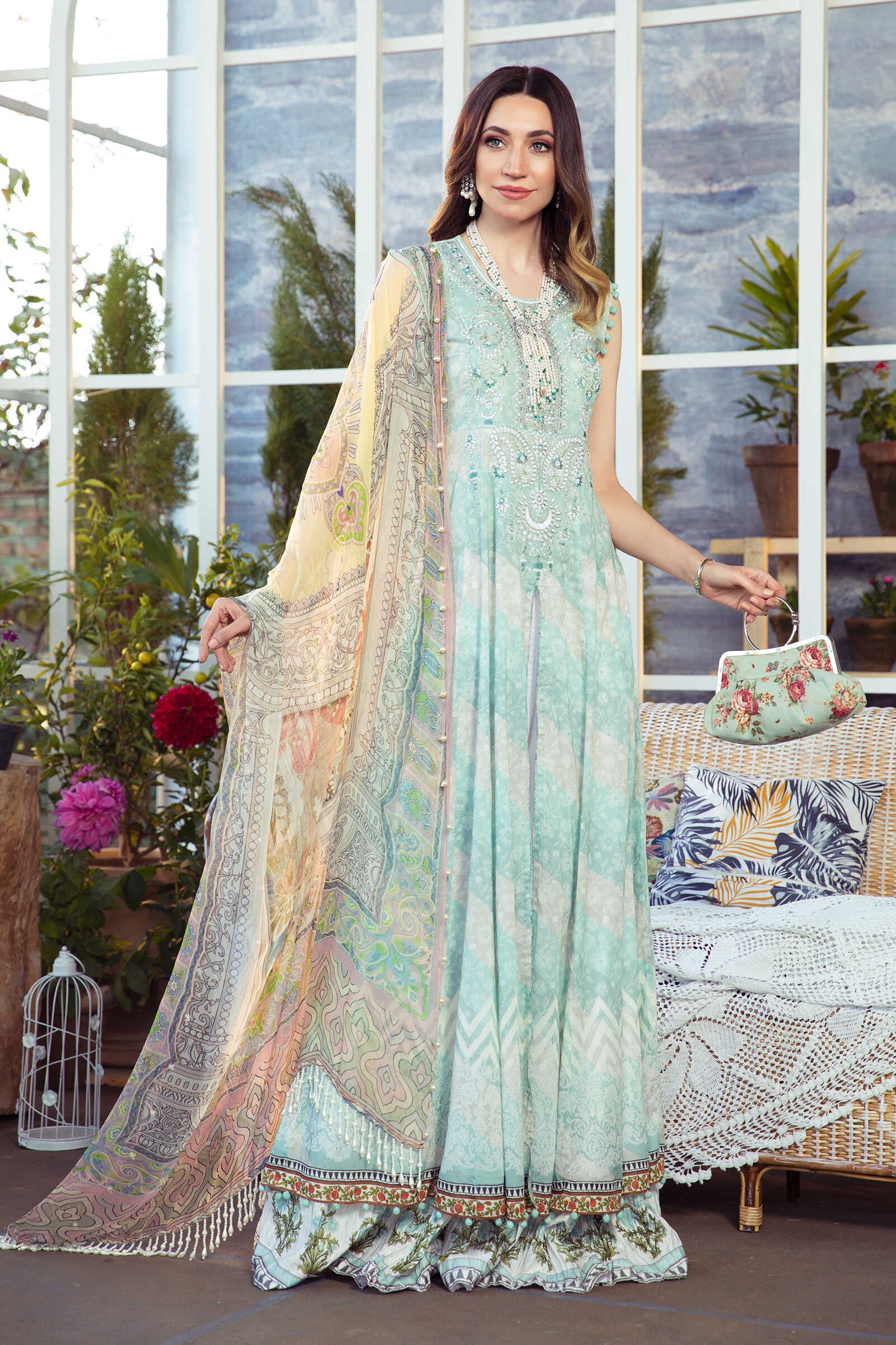 Maria.B M-Prints Embroidered – 10B