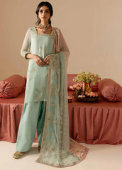 Mukeshkari by Nureh Embroidered Chiffon Suit Unstitched 4 Piece NU25MC MK-11 - Formals Collection