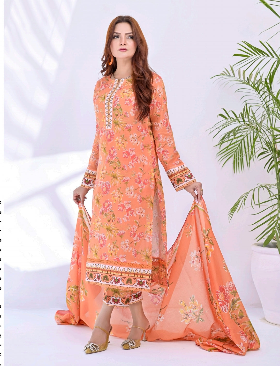 Kayseria Luxury Lawn Prints 3Pc Unstitched Collection - 04