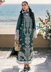 Qalamkar Chikankari Lawn Suits Unstitched 3 Piece QLM25SL FK-13 Eliza - Summer Collection