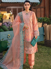 Rang Rasiya Embroidered Lawn Suits Unstitched 3 Piece RR24PE D-03 Rania - Summer Eid Collection--
